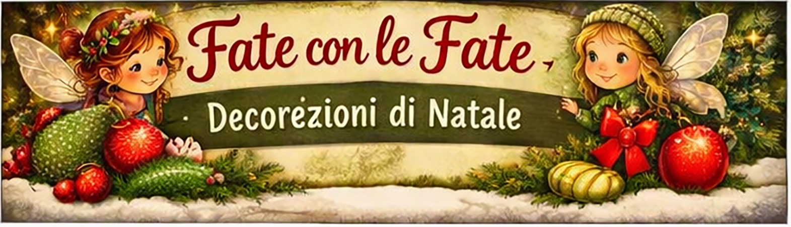 Fate con le Fate — Decorazioni di Natale