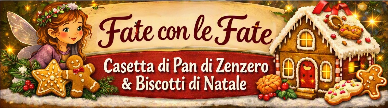 Fate con le Fate — Casetta di Pan di Zenzero e Biscotti di Natale